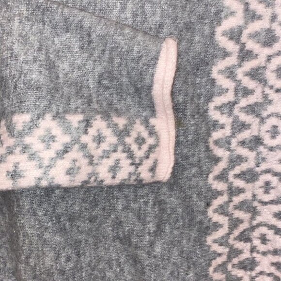 Christian Siriano Wool Blend Oversized Sweater with Pink Detail Size Large - Picture 9 of 10